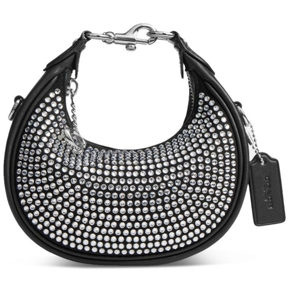 NWT! Coach Black Studded Bag - Picture 3 of 9